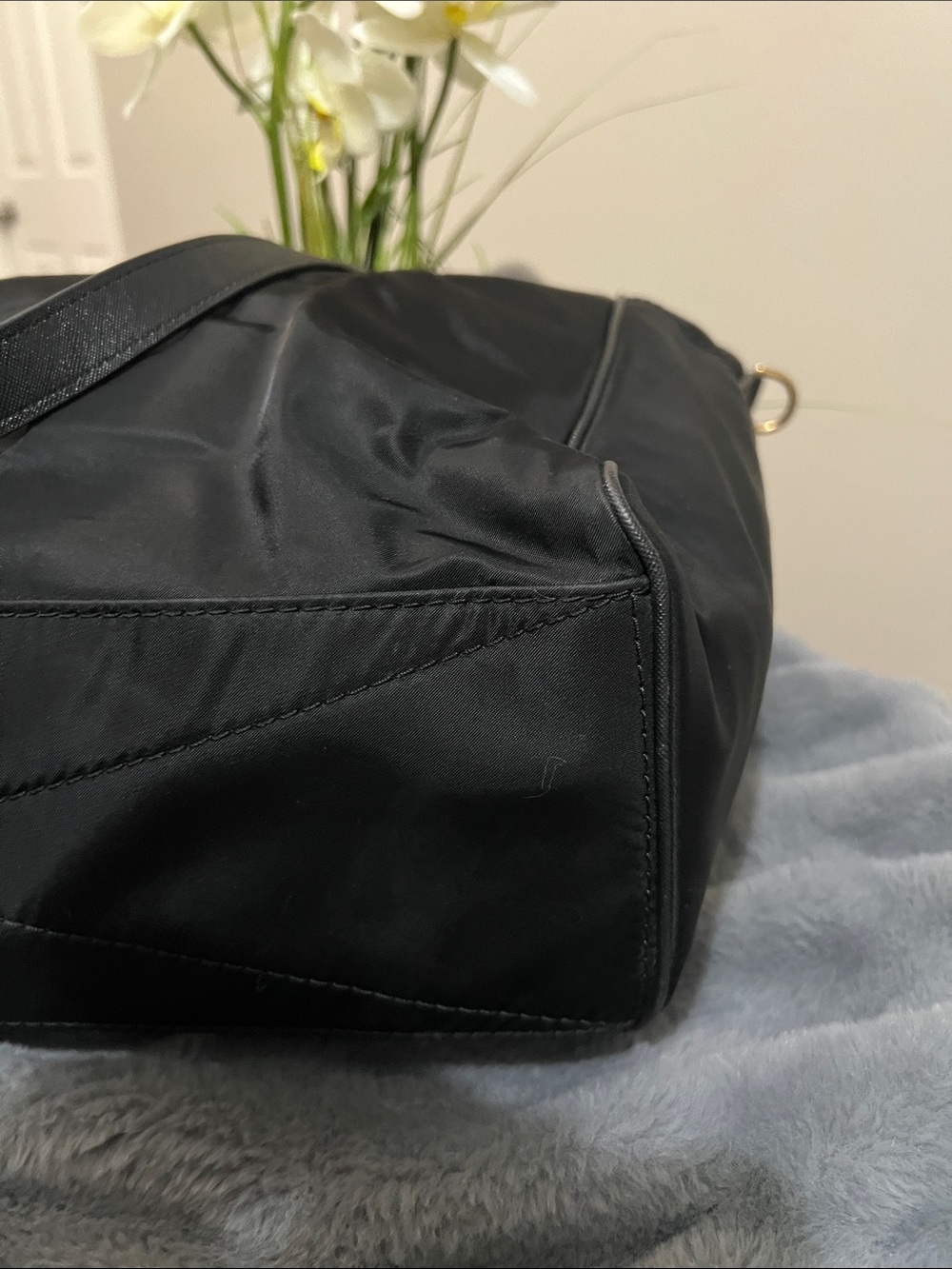 Marc Jacobs Trooper Black Nylon XL Tote GUC retail $295 - Picture 5 of 9
